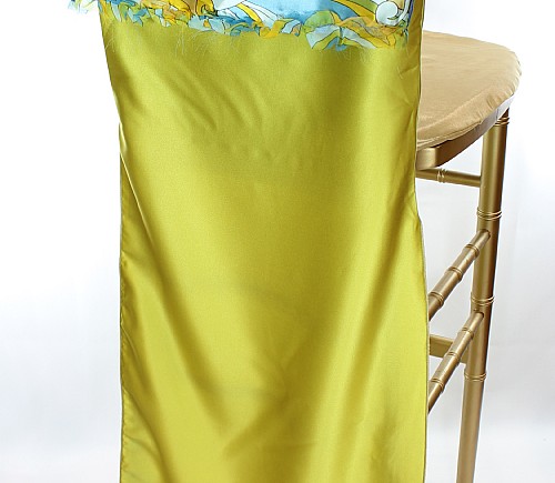 Citron Lamour w/ Pucci Chiavari Tuxedo Chair Back (Barstool)