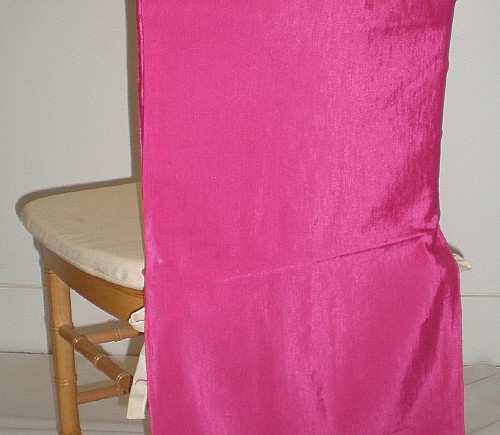 Fuchsia Bengaline with Red Band