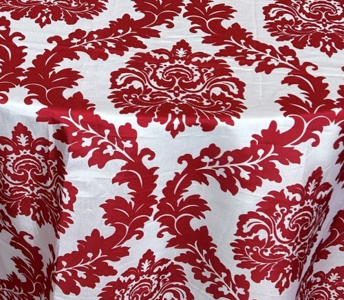 Radiant Red Damask
