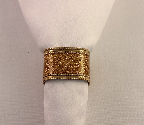 Gold Sparkles Napkin Ring