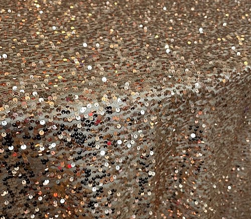 Mocha Glitter Sequins