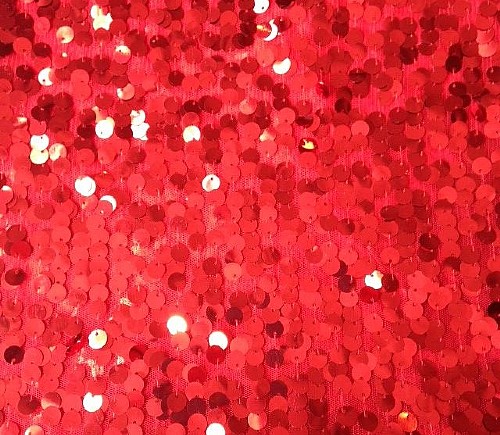 Red Glitter Sequins