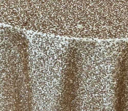 Champagne Sequined Taffeta