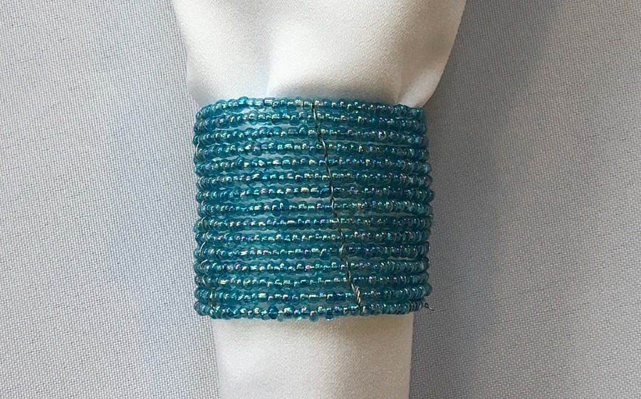 Turquoise napkin rings best sale
