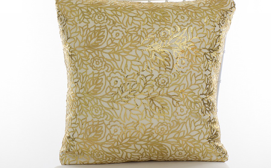 Gold Sequin Roses Pillowcases