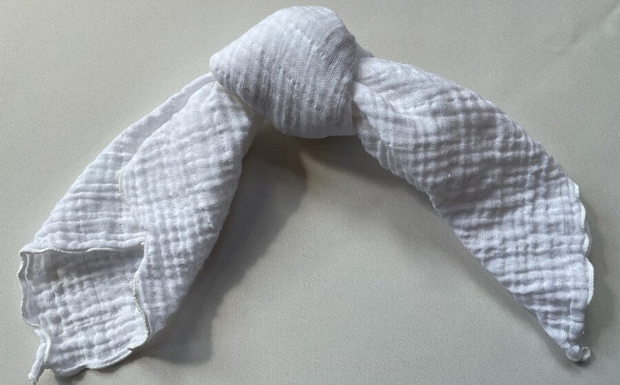 White Gauze Dinner Napkin