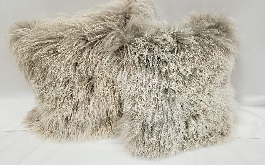 Tibetan store fur pillow