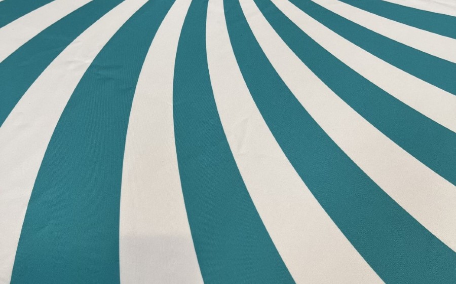 Turquoise Peppermint Swirl