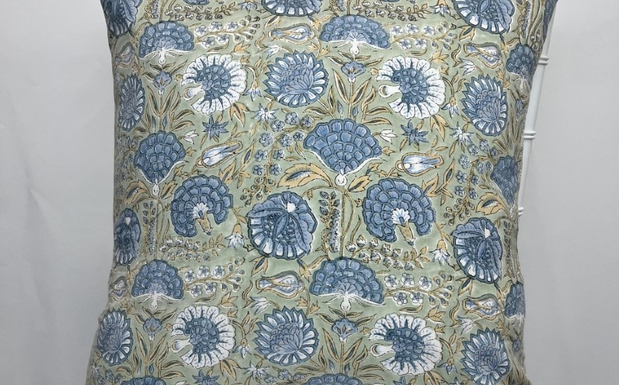 sage-indian-block-print-pillow