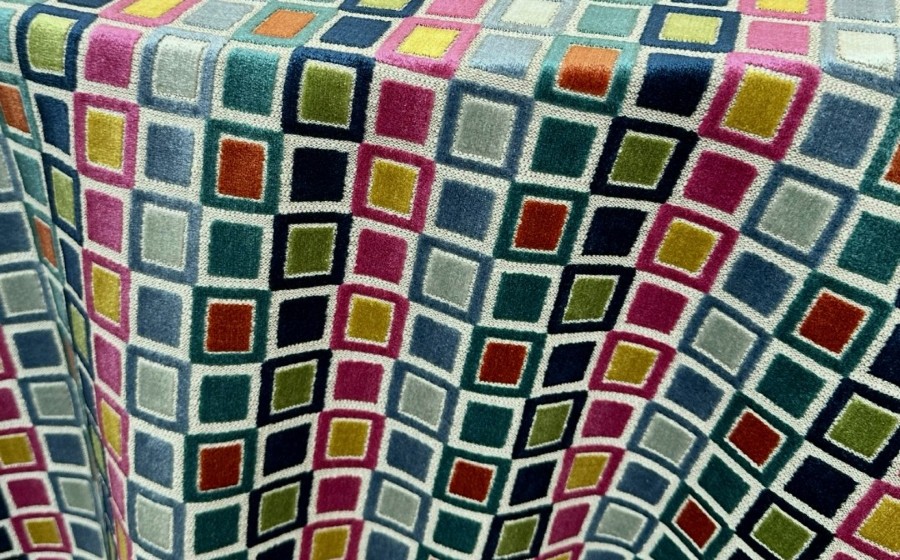 Multi Squares Velvet