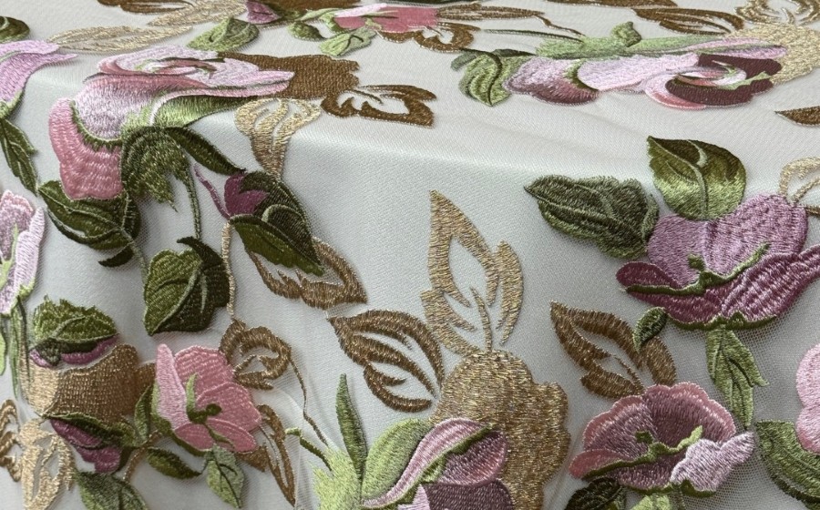 Embroidered Rose Veranda