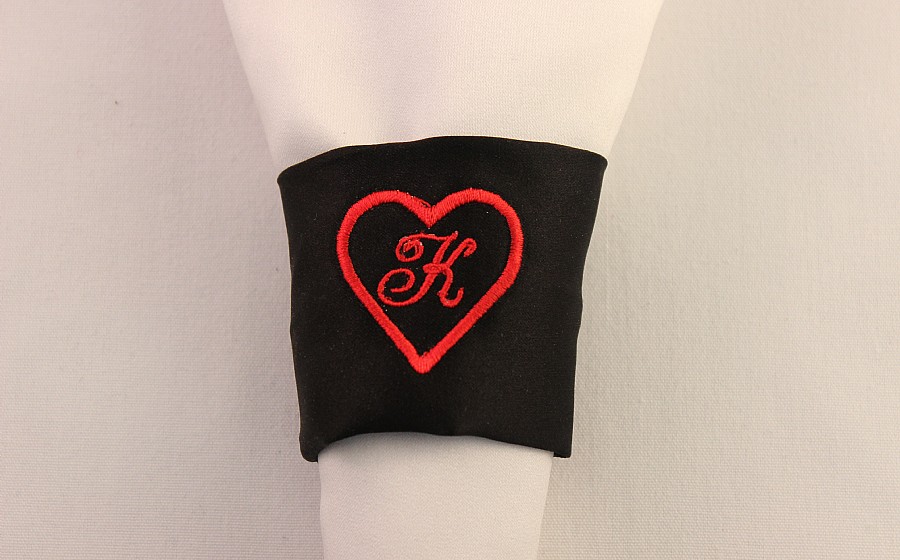 Custom Embroidered Napkin Ring